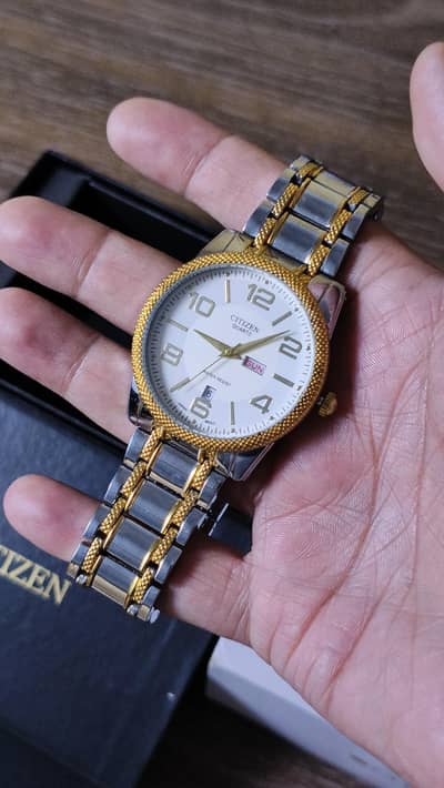 Citizen Quartz two-tone men's dress watch