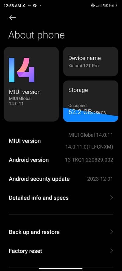 Xiaomi 12T Pro
