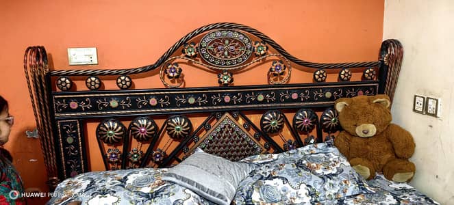iron bed