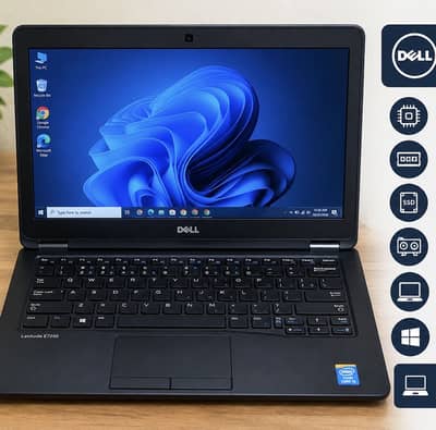 Dell Latitude E7250 | Core i5 5th Gen | 8GB RAM | 256GB SSD