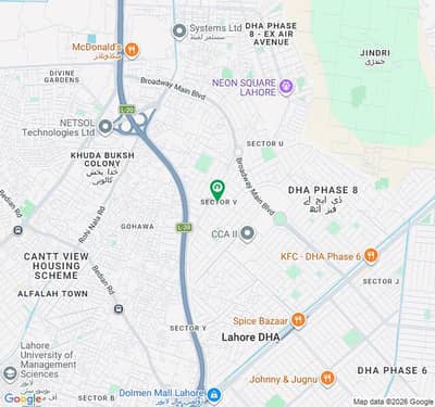 Phase 8 V Near# 428 Top Location One Kanal Plot