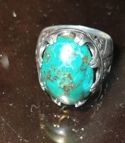 Feroza Silver Ring