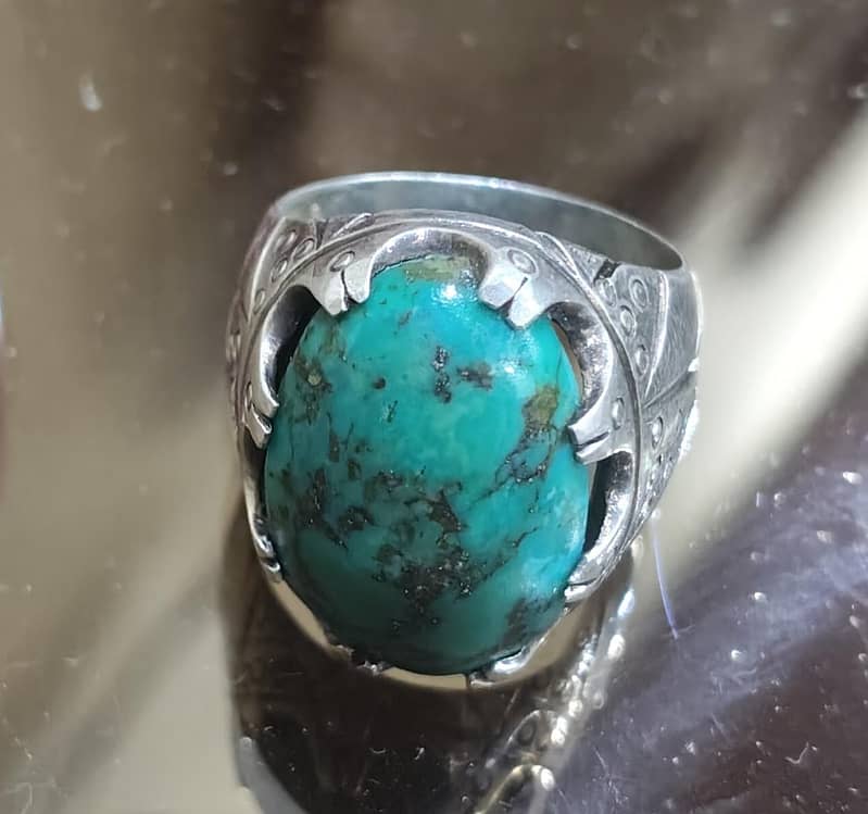 Feroza Silver Ring 2