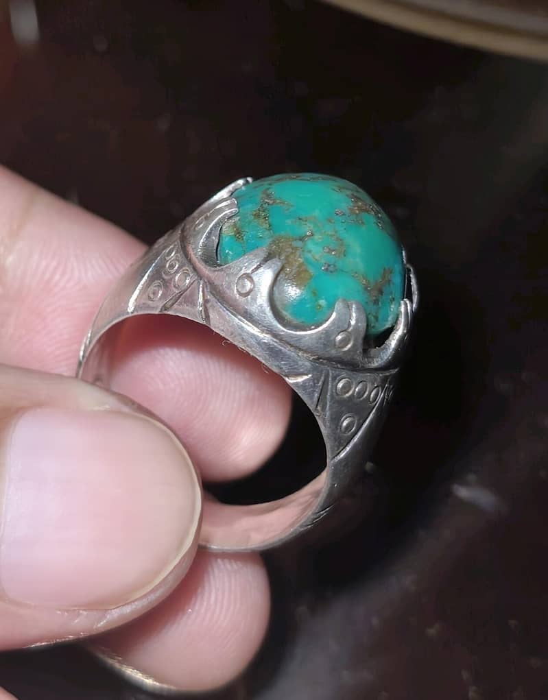 Feroza Silver Ring 3