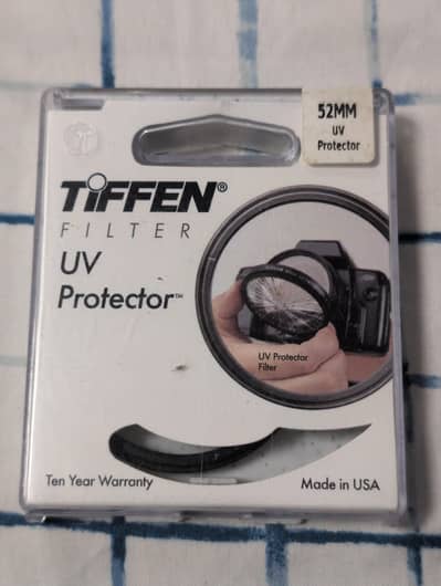 Brand New Sealed Tiffen 52mm UV Protector Filter (Made in USA)