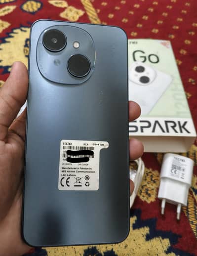 Tecno Spark Go 1 ( 4+4/128gb ) With Complete Box