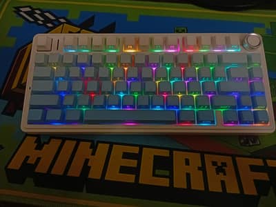 Aula F75 Mint condition (<1 year), PBT keycaps
