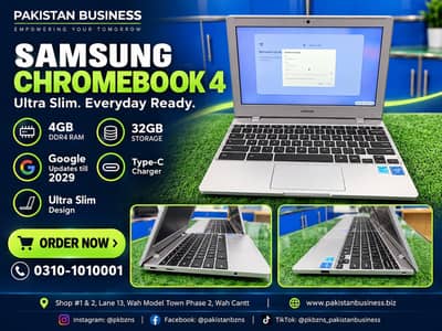 Samsung Chromebook 4 | 4GB DDR4 | 32GB | Type-C | Wah Cantt