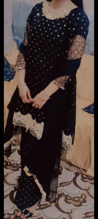 black suit for weeding