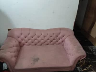 7 seater sofa pink colour use two condition 10 by 8  only Messi