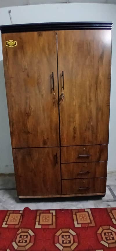Wooden Wardrobe for Sale – 4×7 Feet