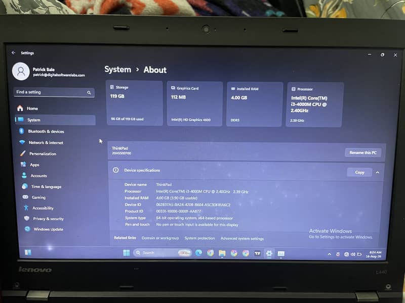 Lenevo Thinkpad 3
