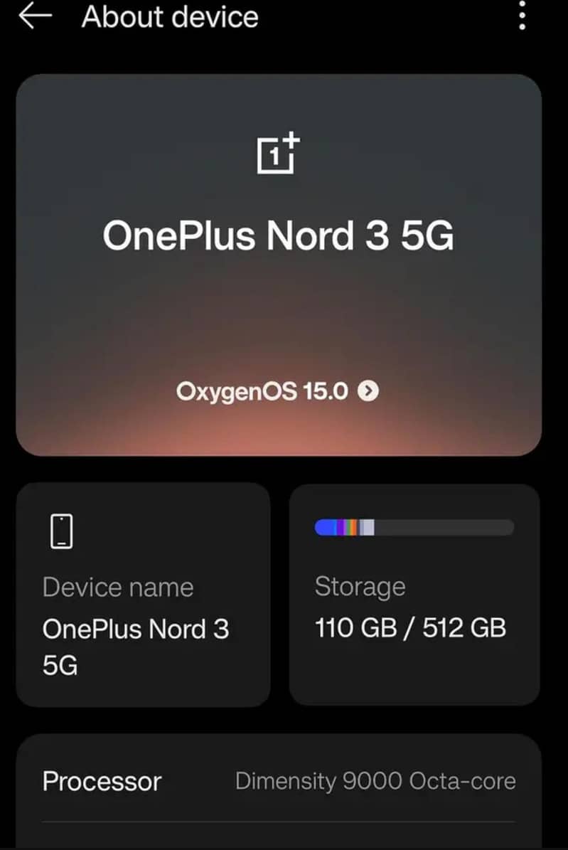 One Plus Nord 3 3