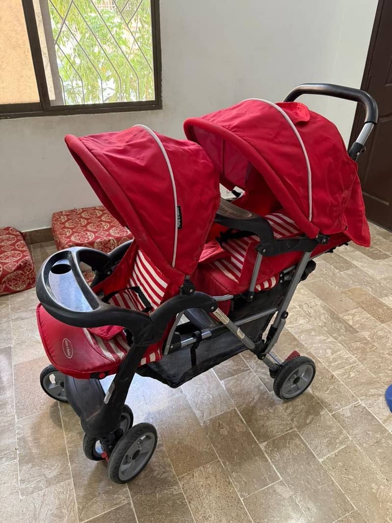 Twins pram (used once only) - Prams & Walkers - 1120844403