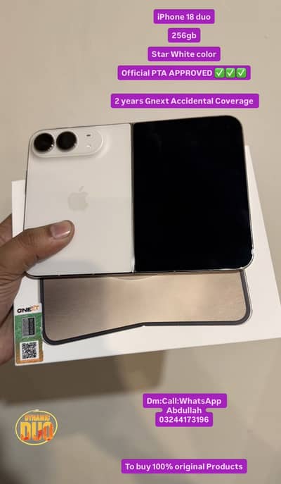iPhone Duo 256gb official pta- Gnext