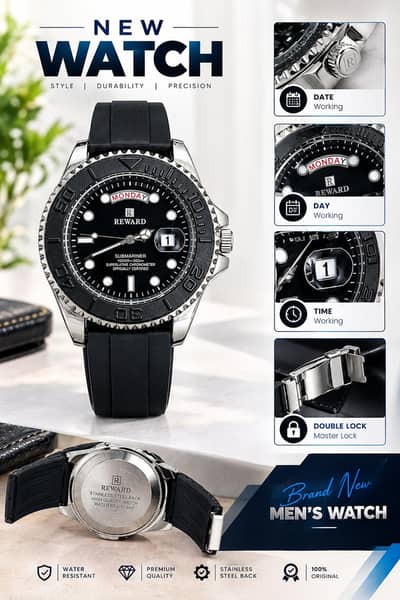 New REWARD Men's Watch