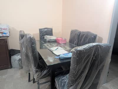 best quality dining table with 6 sofa chair mint condition