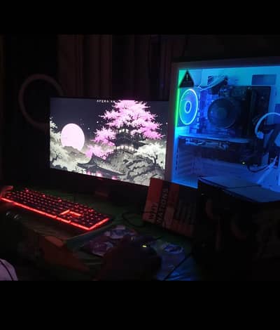 Complete Gaming PC Setup | RX 580 8GB | 90Hz Borderless Monitor | RGB