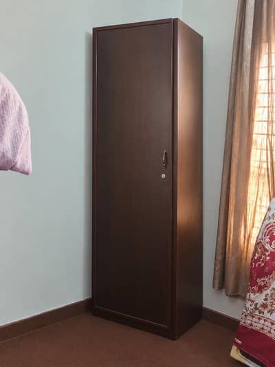 wooden wardrobe