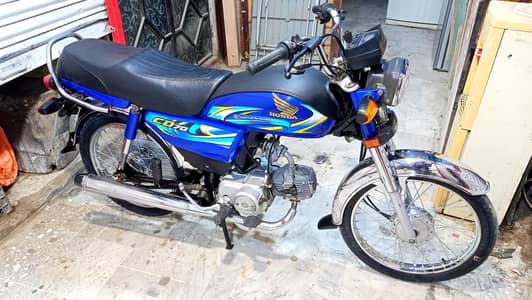 Honda CD-70 2024 9 month model Karachi num 1st owner Genuine condition