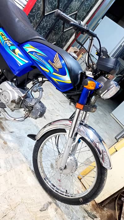 Honda CD-70 2024 9 month model Karachi num 1st owner Genuine condition