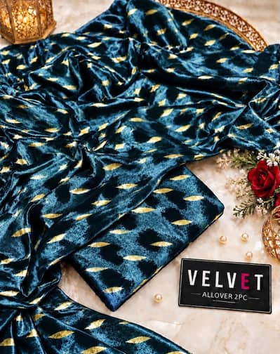 velvet . . lawn. . . karandi.  suits available