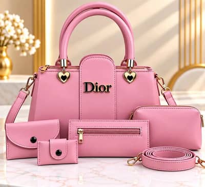 Women's Leather Printed Hand Bag