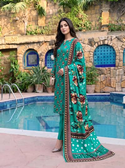unstised 3pc printed linen suit