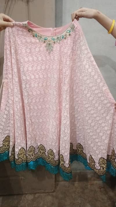 pinky kaftan with stylish trouser