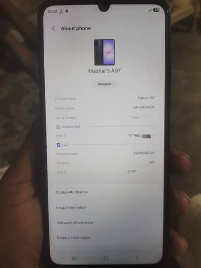 Samsung Mobile A07