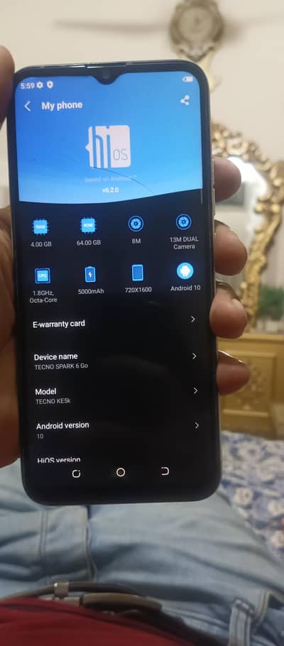 Tecno Spark 6 Go 4gb 64gb urgent