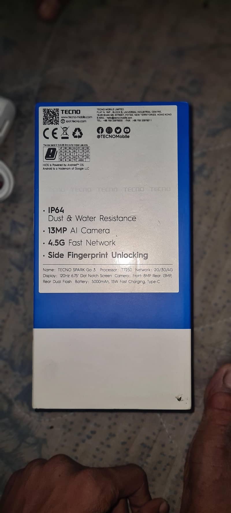 Tecno Spark Go 3 4