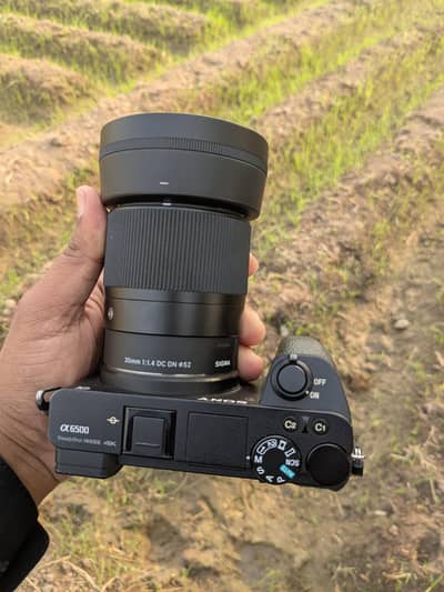 Sony a6500 with new sigma 30mm lens f. 14