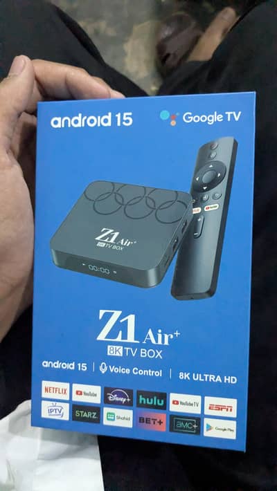 Z1 Air+ 8K TV Box - Android 15 & Google TV