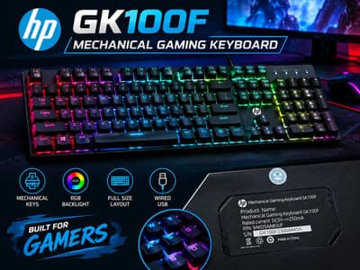 HP Mechanical Gaming Keyboard RGB GK100F | Gaming Keyboard