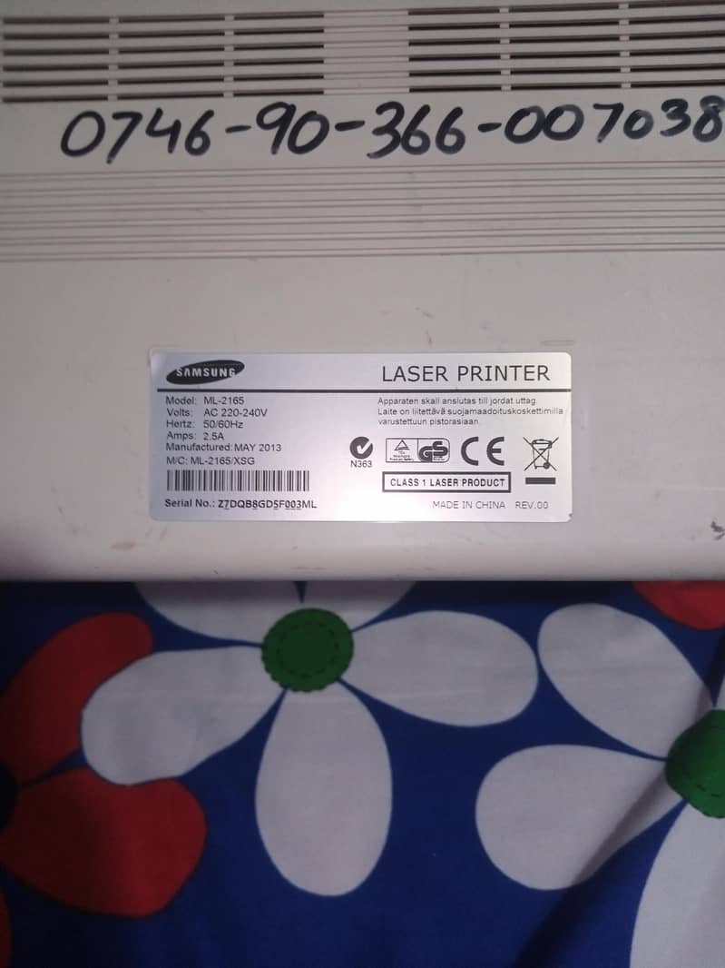 Samsung Printer ML2165 5
