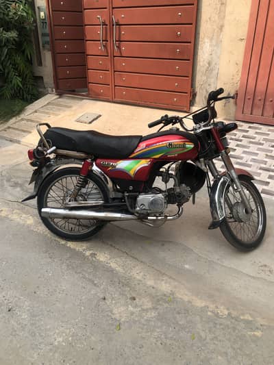 Ghani GI 70 Motorcycle for Sale – Red