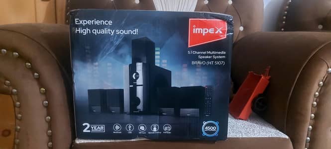 Impex Bravo HT 5107 5.1 Home Theatre Speakers | Bluetooth | USB