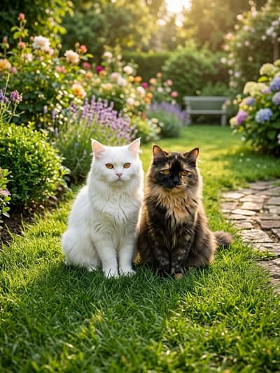 Persian cats pair whtsp 03367863031