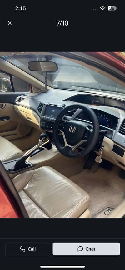Honda Civic VTi Oriel Prosmatec 2015