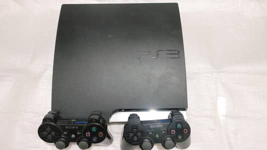 ps3 jailbreak 40 gsmes installed 320gb 2 wirelless joypades