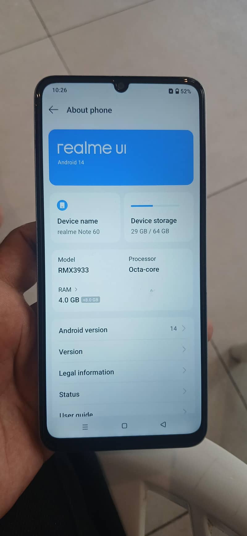 Realme Note 60 6