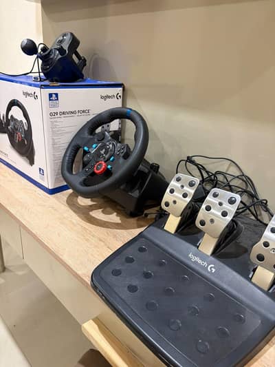 Logitech G29 Racing Wheel with Brand New Shifter - Excellent Condition