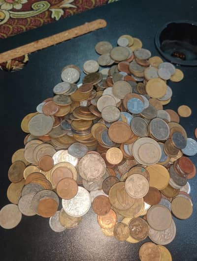 Mixed Country Old Coins Collection