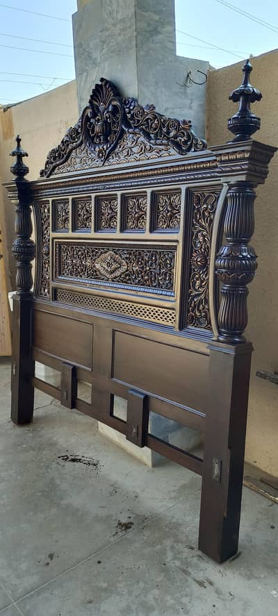 Chinyotti Bed, Wardrobe, Dressing and Showcase Set