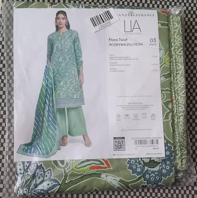 Original Bonanza Satrangi Unstitched 3-Piece Cambric Suit