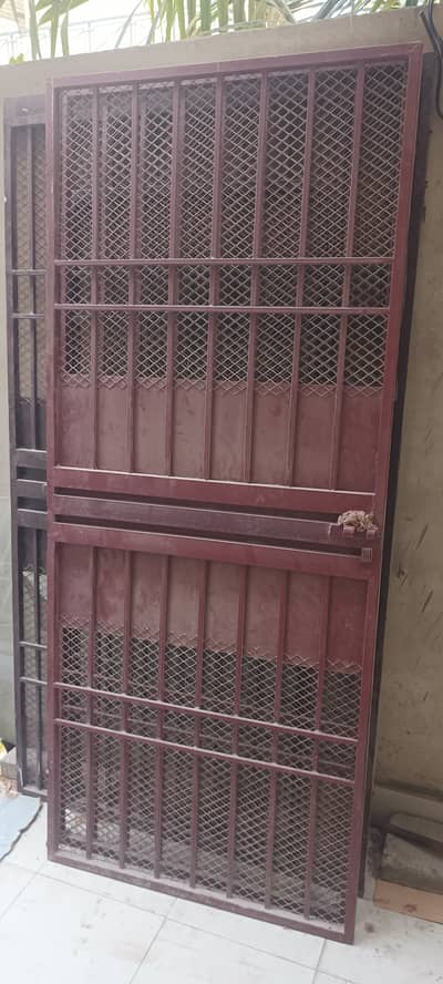 Iron Pipe Grill Door