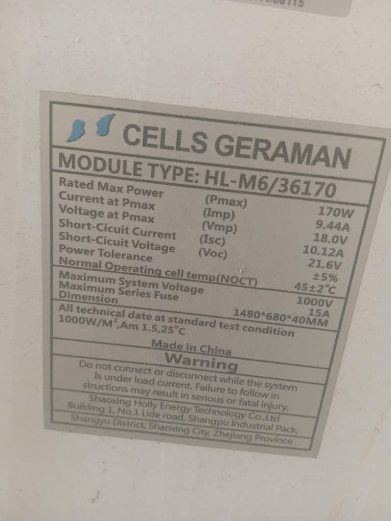170 Watt solar plate for sale - Solar Panels - 1120849865