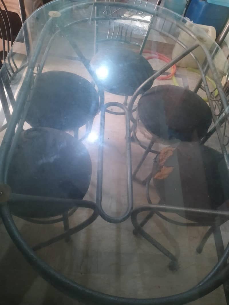 DINING TABLE + 6 CHAIRS 4