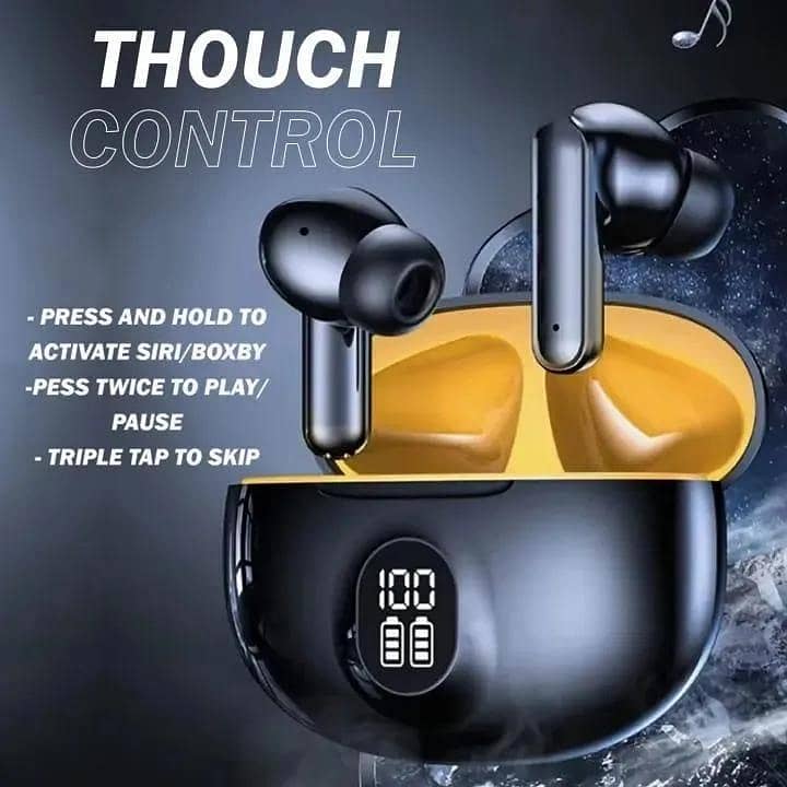 TWS Wireless Earbuds with LED 0